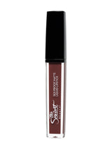 A rich, chocolate brown liquid lipstick.
