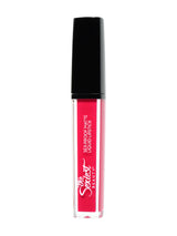 A hot fuschia pink shade liquid lipstick.