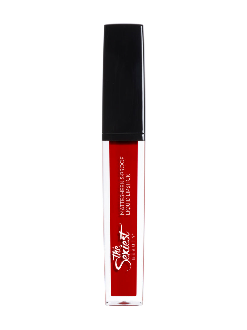 A classic, true red liquid lipstick.