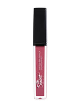A soft, rosy pink liquid lipstick.