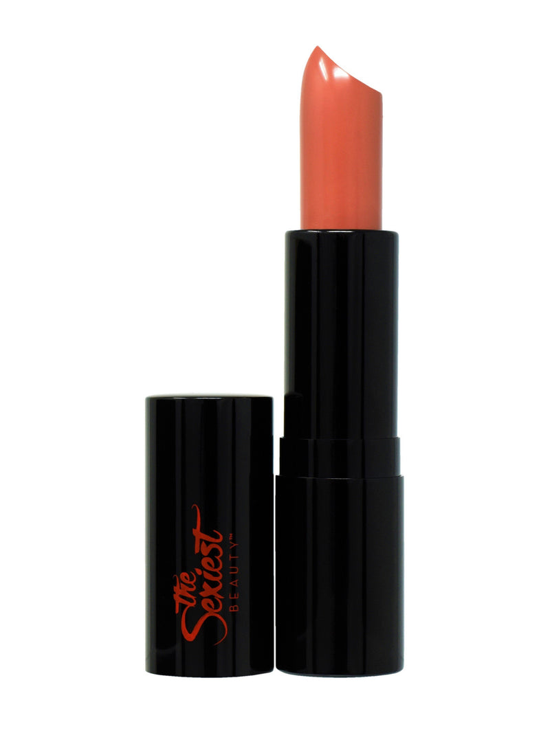A peachy nude shade lipstick.