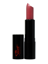 A rosy nude plum classic lipstick.